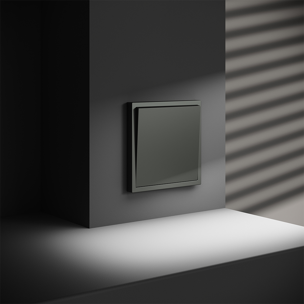 Перекрестный переключатель одноклавишный Voltum S70 VLS010506 (титан)