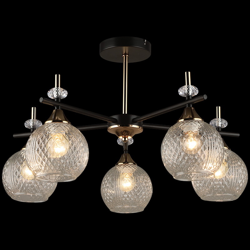 Люстра на штанге Reluce 04892-0.3-05 COFFEE+FGD