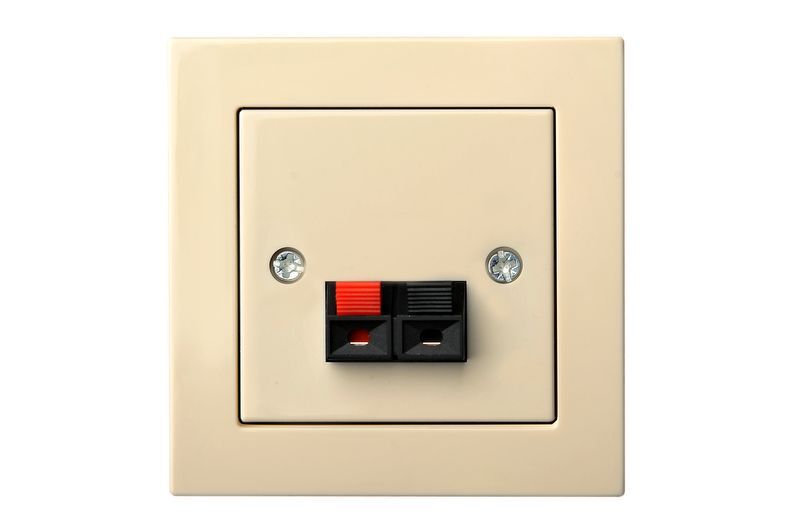 Аудио розетка одноместная Liregus Epsilon 28-086