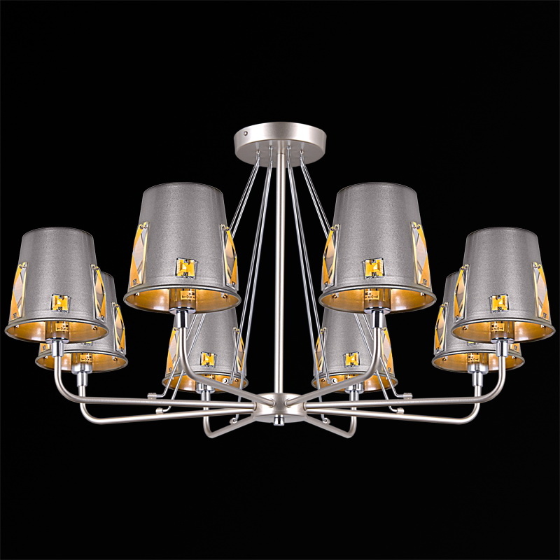 Люстра на штанге Illumico IL9407-8PSQ-29 CHS CR