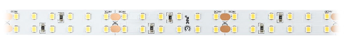 Светодиодная лента Эра 24В 2835 20Вт/м 4000К 5м IP33 LS2835-20-192-24-33-4000К-double-5m Б0043103