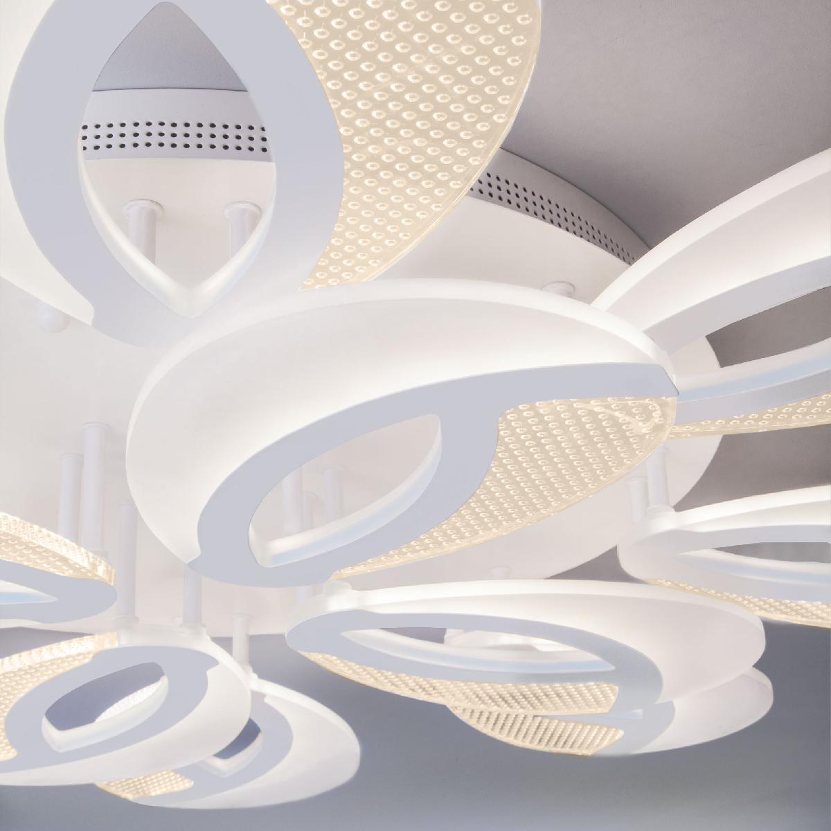 Потолочный светодиодный светильник Eurosvet Flake 90140/12 белый