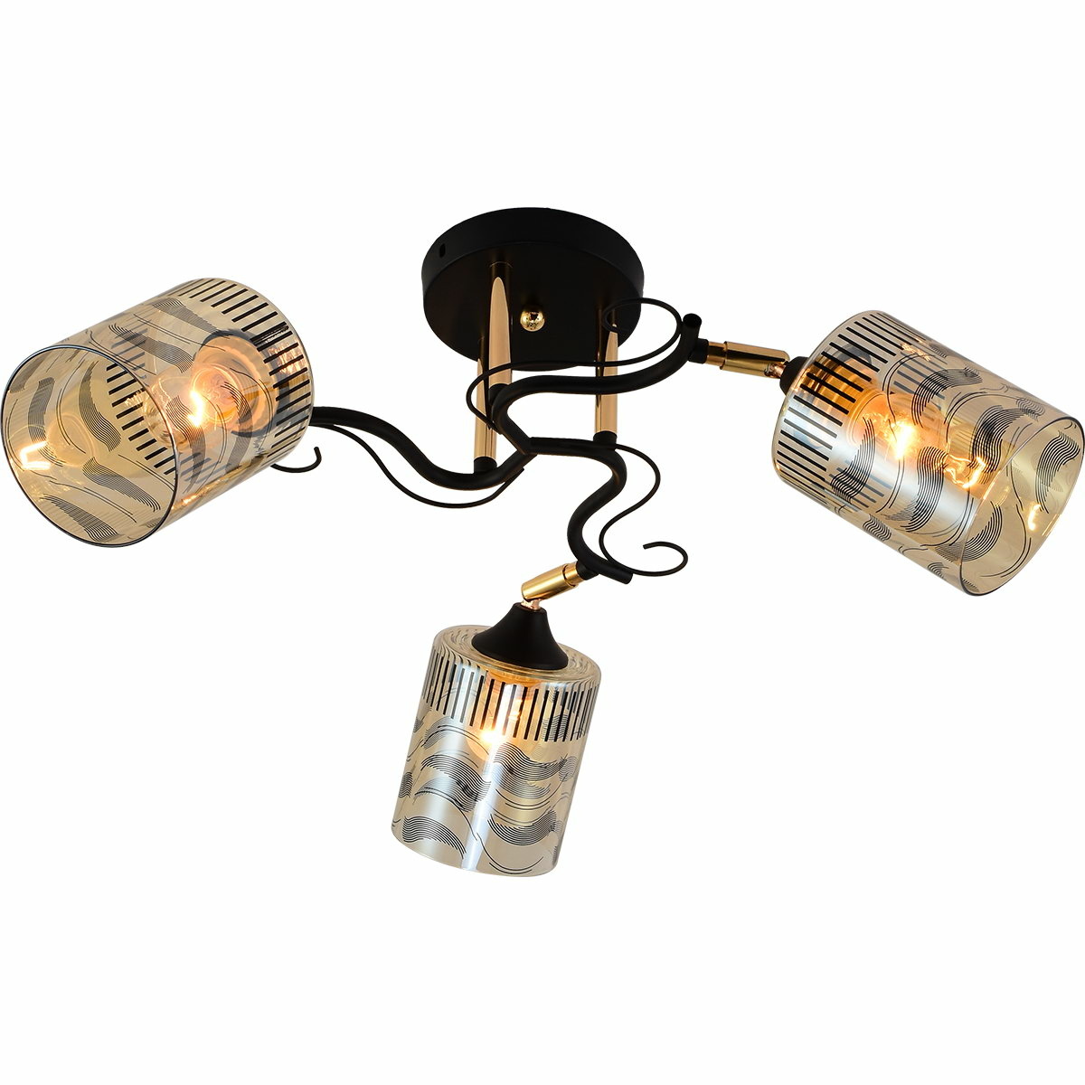 Люстра на штанге Reluce 11313-0.3-03 BK+FGD