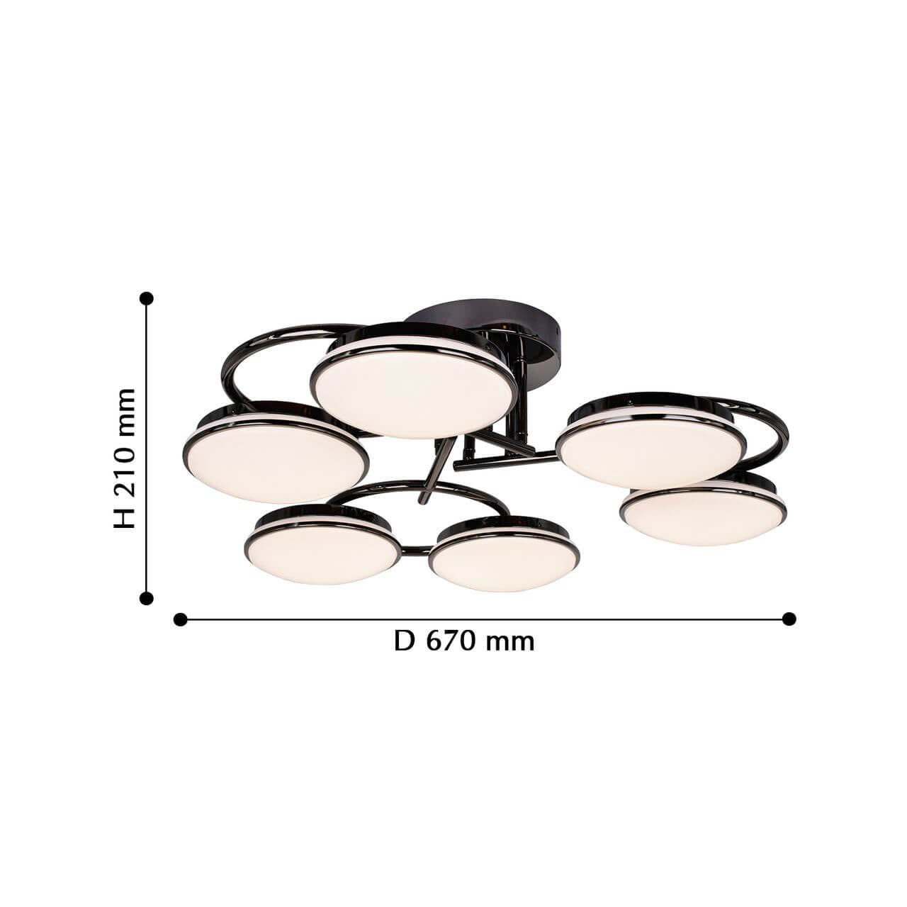 Потолочная светодиодная люстра F-Promo Ledante 2478-6U