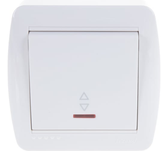 Выключатель проходной с подсветкой Lezard Demet 711-0200-114