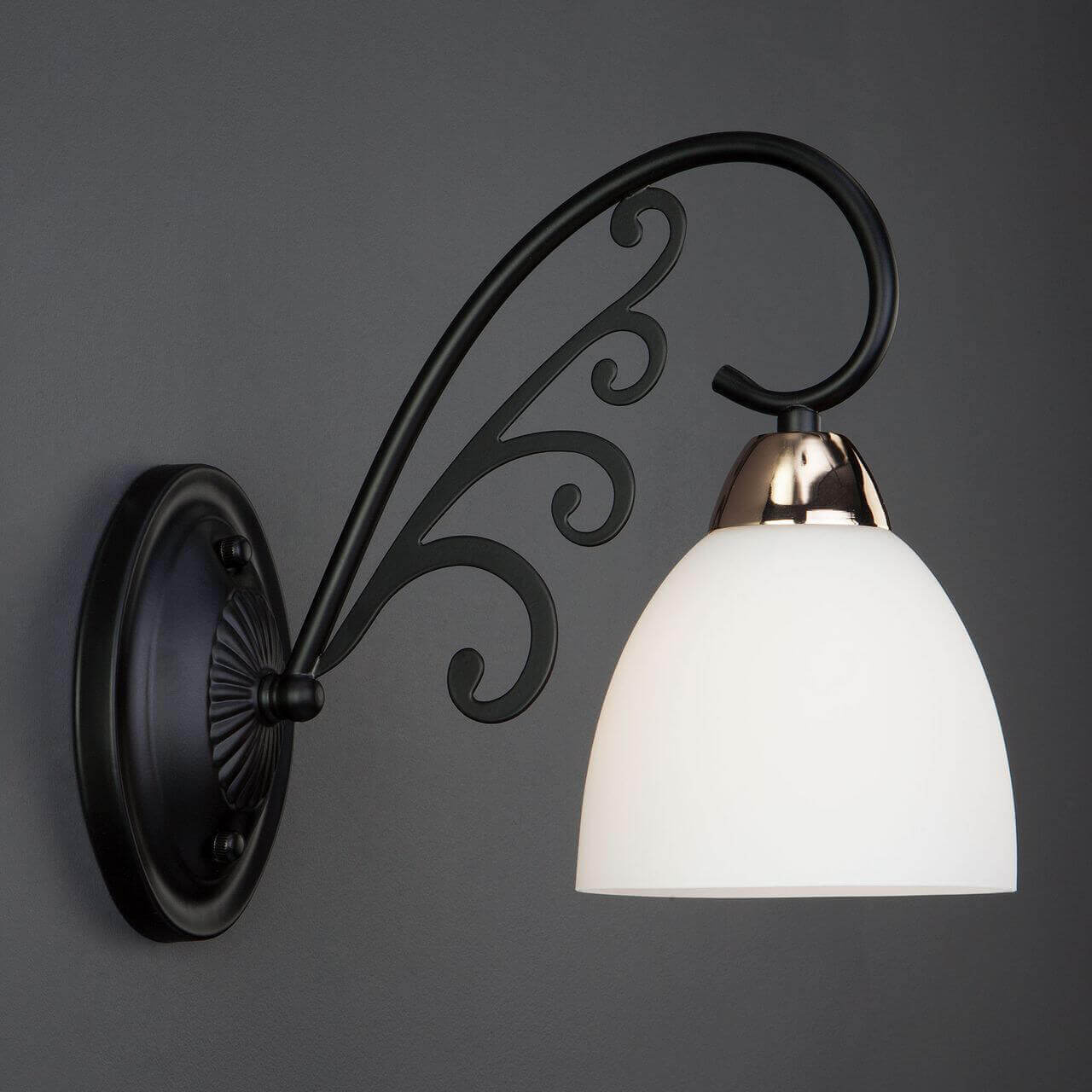 Бра Eurosvet 70087/1 черный/золото