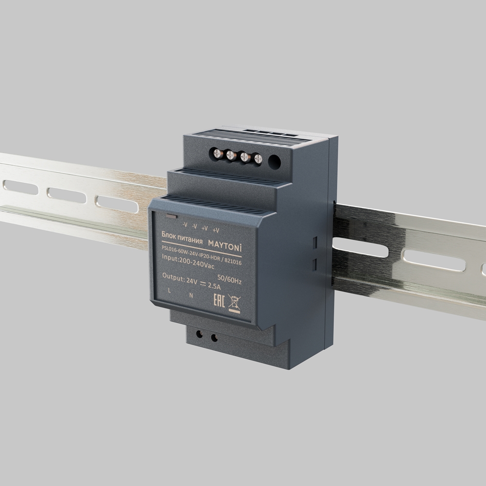 Блок питания Maytoni PSL016 24В 60Вт IP20 821016 821016