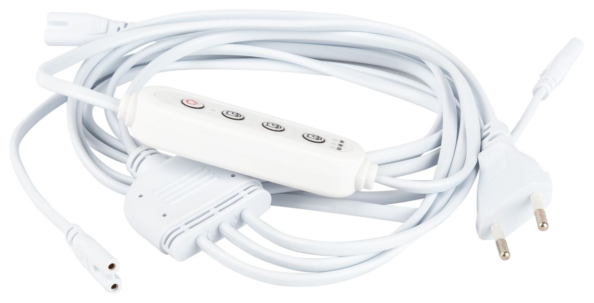 Разветвитель сетевой для линейных светильников Эра 3х IEC C7 2pin+timer (4/8/12 H) 2 м Б0066933