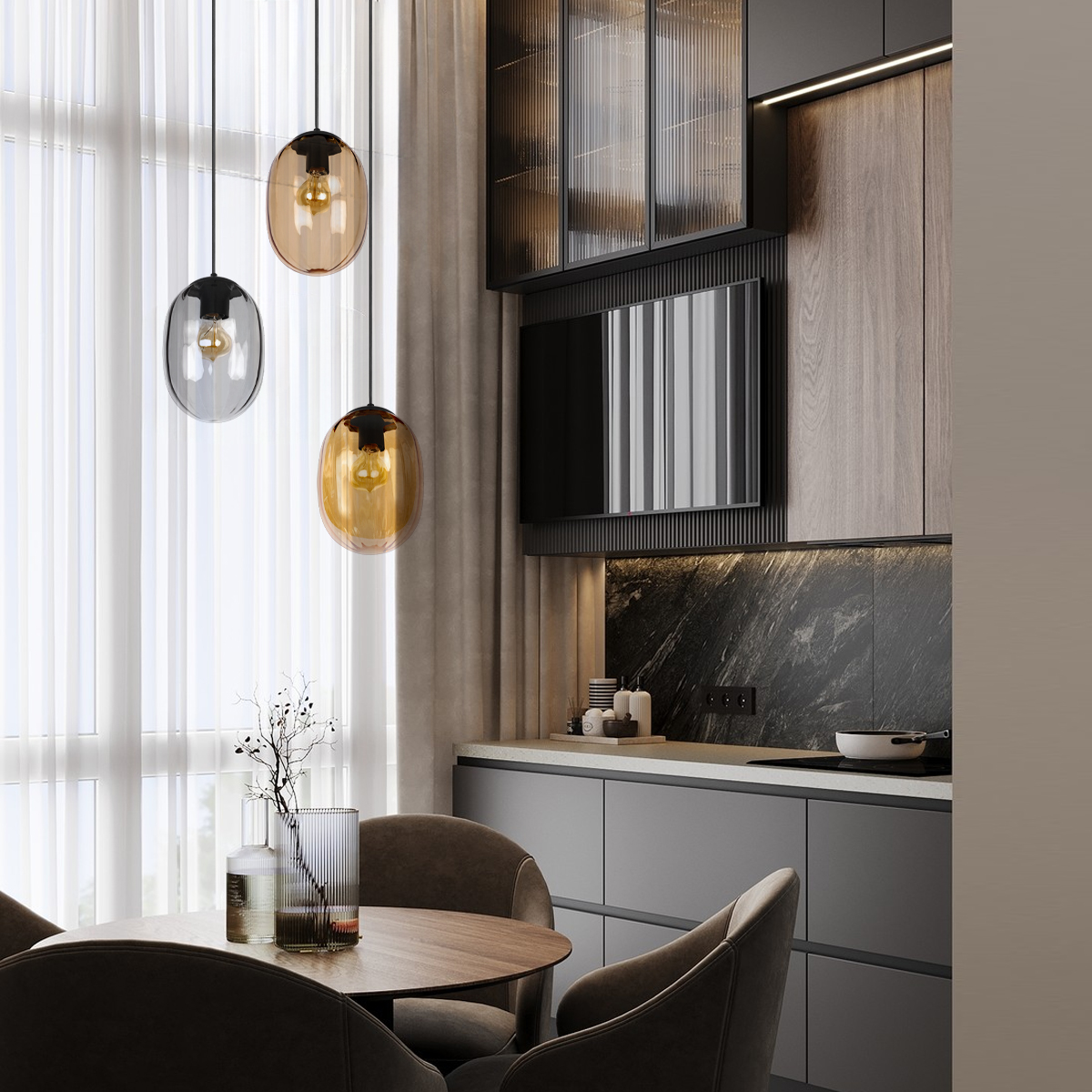 Подвесной светильник Loft IT Bubble 10427 Smoke