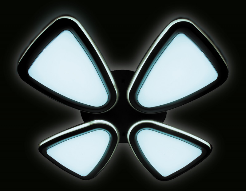 Накладная люстра Ambrella Light FG1012/4 WH/SL 274W D815