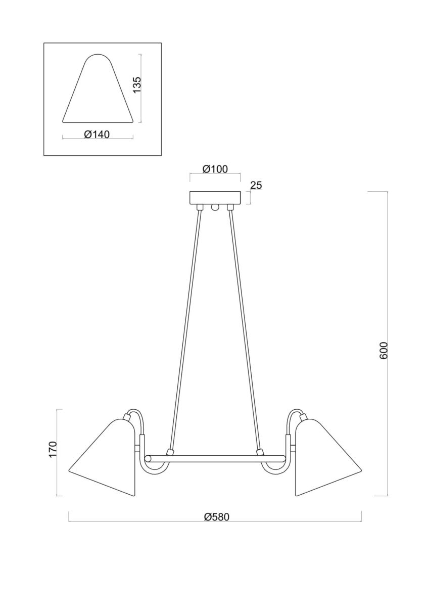 Подвесной светильник Freya Falke Market FR8001PL-03WG