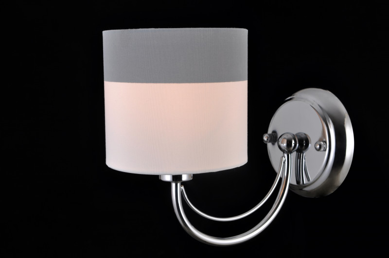 Бра серое Natali Kovaltseva OLBIA 75086/1W CHROME