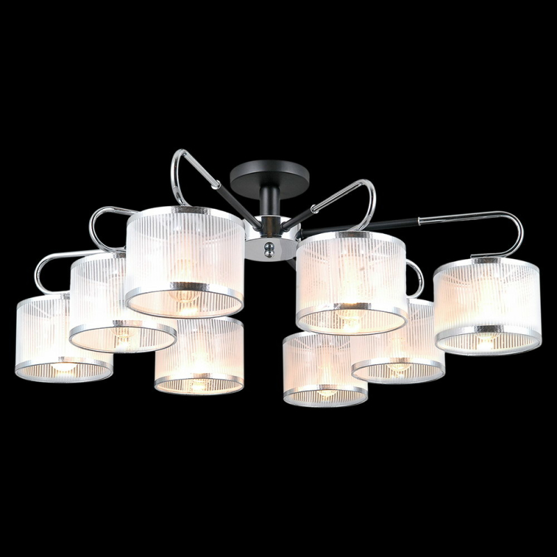 Люстра на штанге Illumico IL0384-8CSQ-79 CR BK