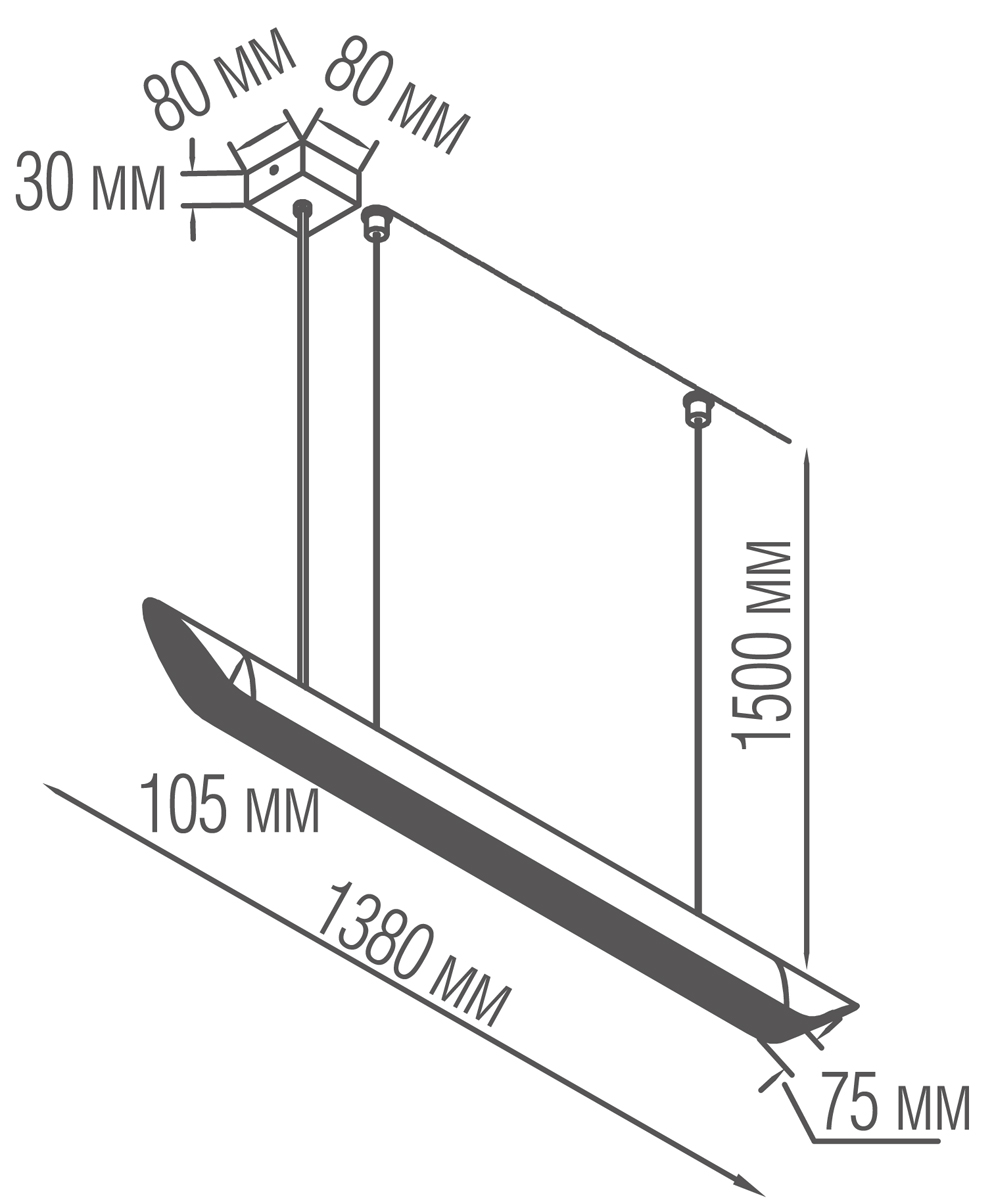 Подвесной светильник Donolux Mesh DL20081S138NW36 White