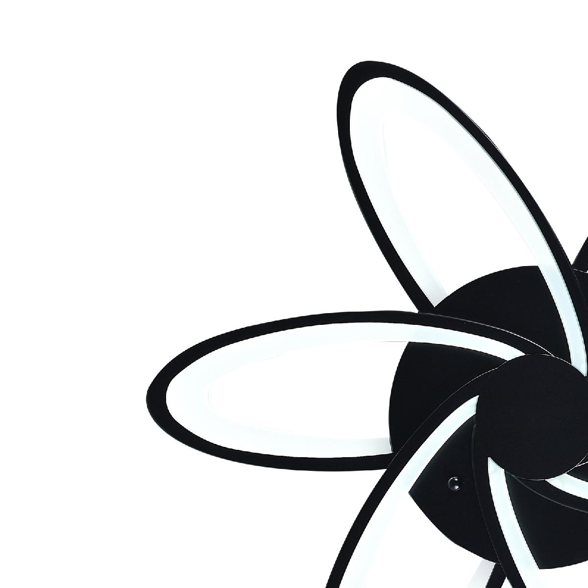 Потолочная люстра Natali Kovaltseva HIGH-TECH LED LAMPS 82008 BLACK