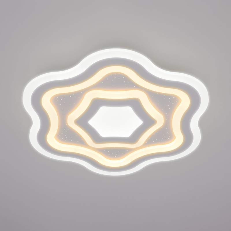 Потолочный светодиодный светильник Eurosvet Siluet 90151/5 белый