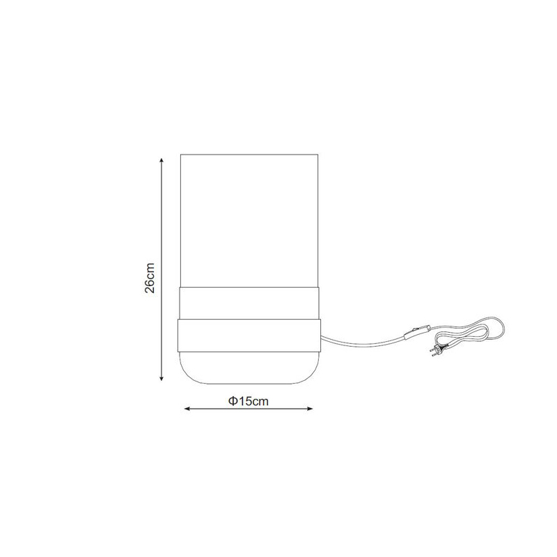 Настольная лампа Zumaline PROVO CS-N096-WH