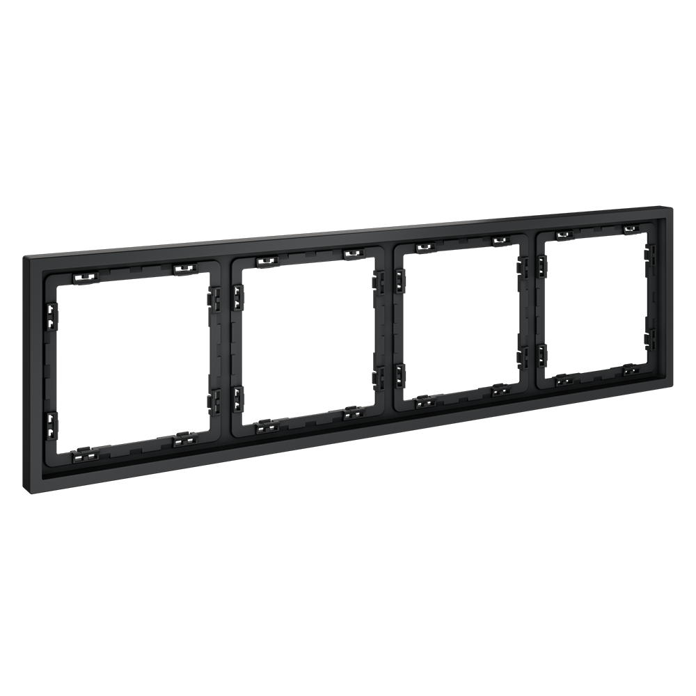 Рамка на 4 поста Voltum S70 VLS100407 (графит)