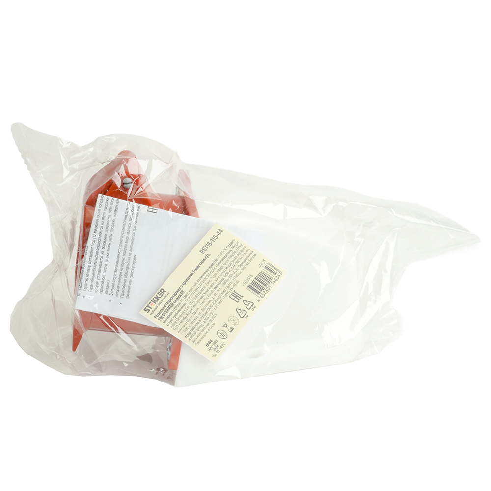 Розетка стационарная Stekker RST16-115-44 49435