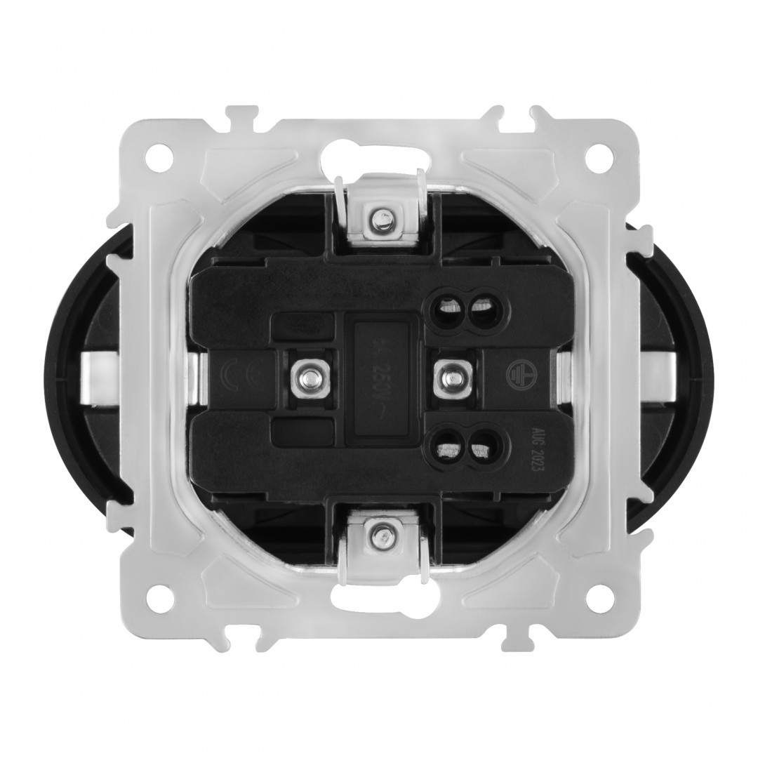 Розетка двойная с заземлением Arte Milano 202.40-2.black