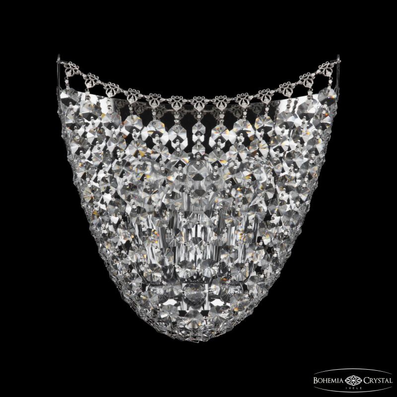 Настенный светильник Bohemia Ivele Crystal 77071B/22 Ni