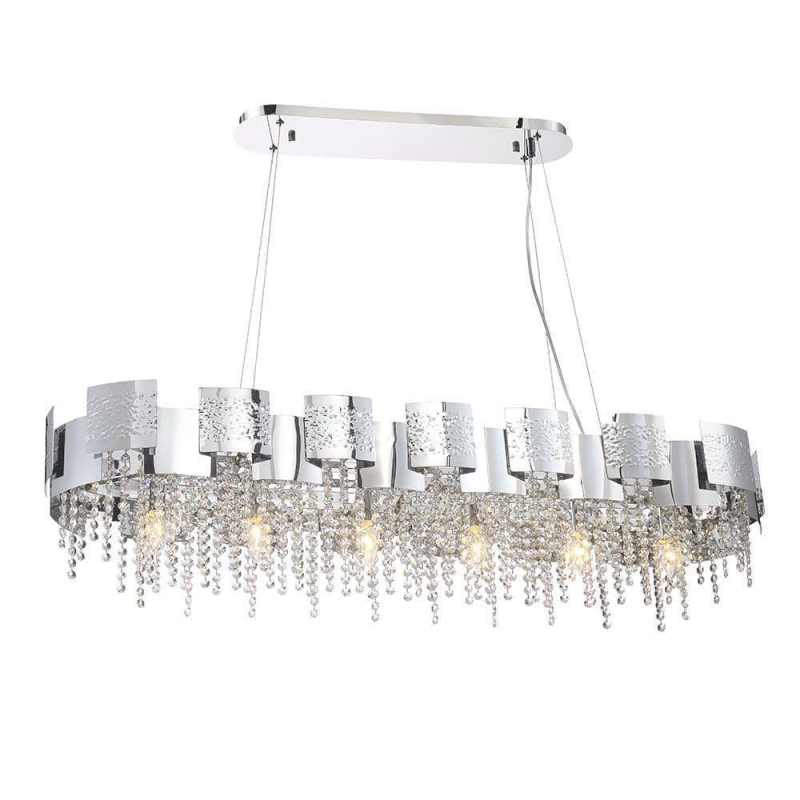 Подвесная люстра Lumien Hall Britta 3006/6PL-CLCR