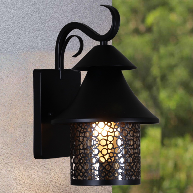 Уличный настенный светильник Reluce 08291-9.2-001U BK