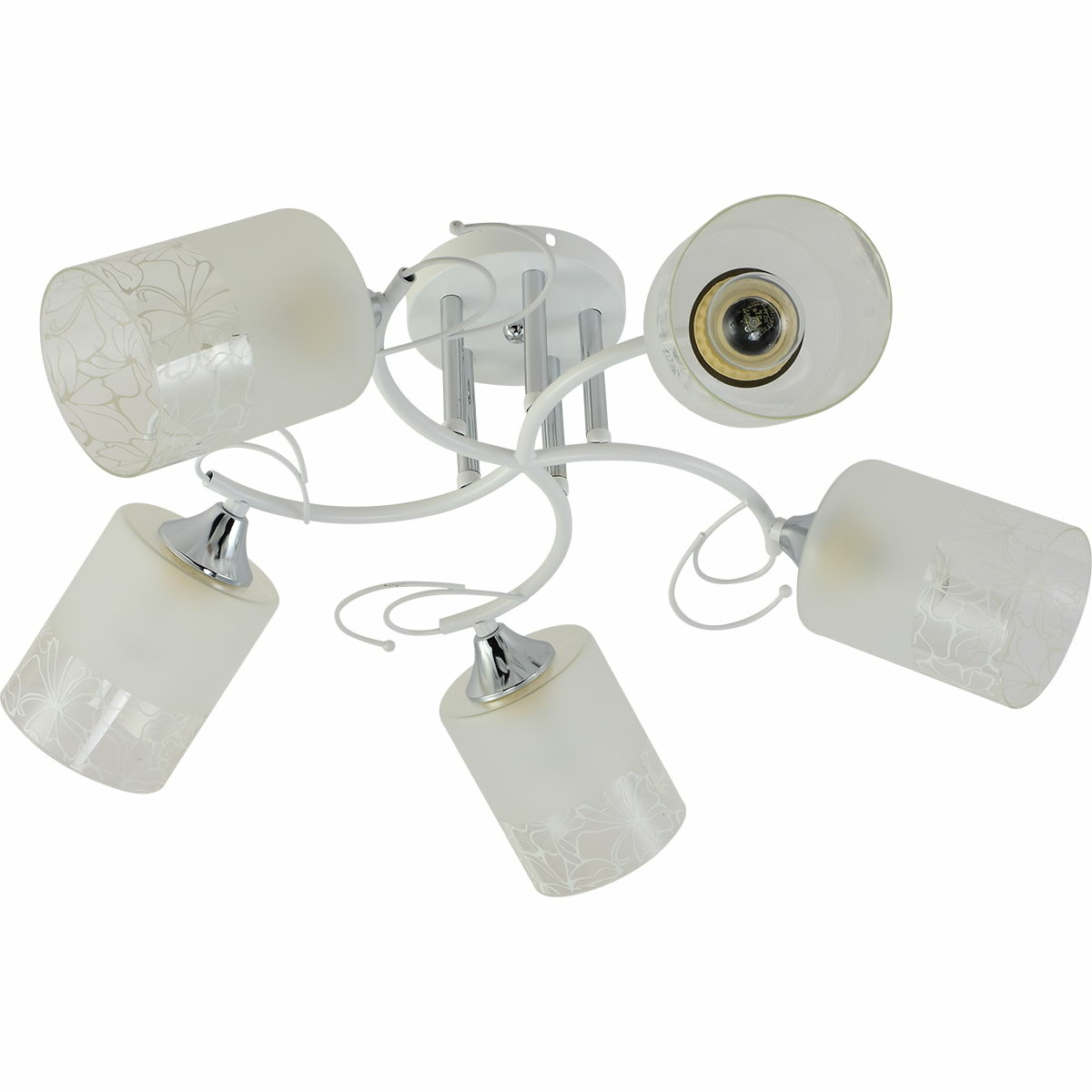 Люстра на штанге Reluce 11314-0.3-05 WH+CR