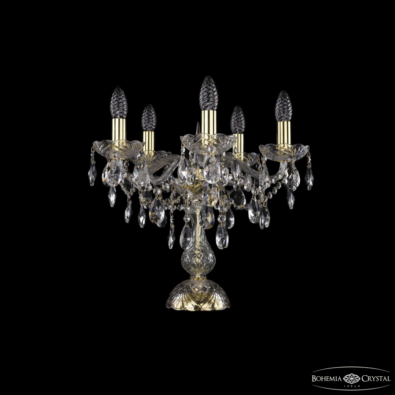 Настольная лампа Bohemia Ivele Crystal 1415L/5/141-39 G
