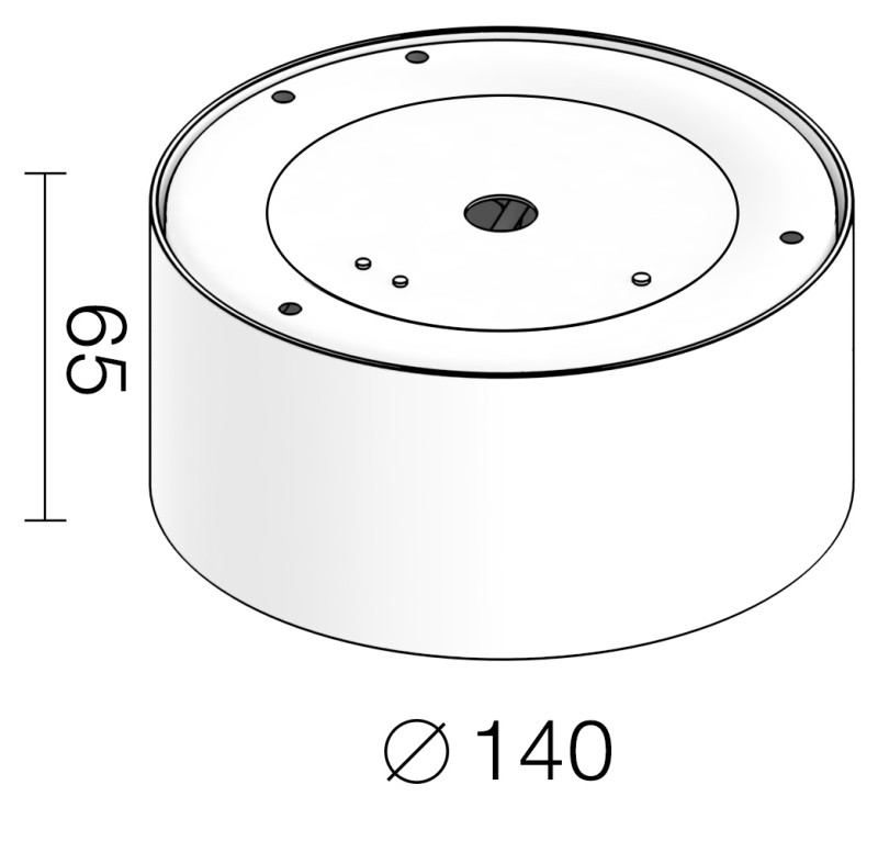 Влагозащищенный светильник LeDron LXS0812-16W 3000K 00000013771
