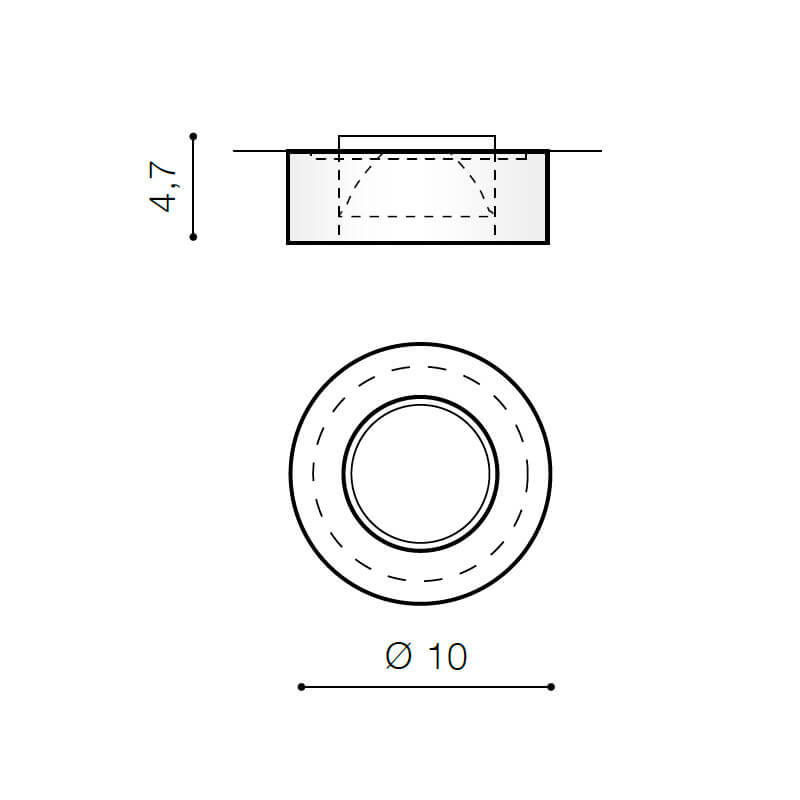 Встраиваемый светильник Azzardo Vektor Round AZ1494