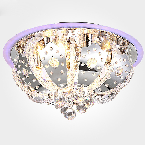 Потолочный светильник Eurosvet Chicago 80112/8 хром/синий+красный+фиолетовый