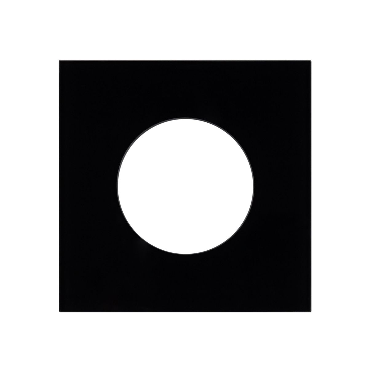 Рамка стеклянная на 1 пост Arlight FRM-GLARE-GC-1-BK 043833