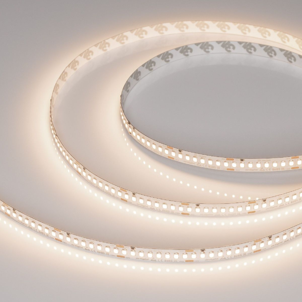 Светодиодная лента Arlight UL-A200-10mm 24V Warm3500 (20 W/m, IP20, 5m) 037225