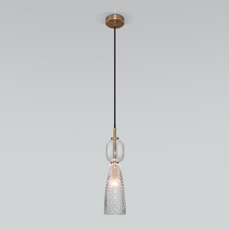 Подвесной светильник Eurosvet Glossy 50211/1 прозрачный