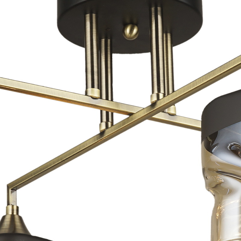 Потолочная люстра Reluce 04231-0.3-04 AB+BK