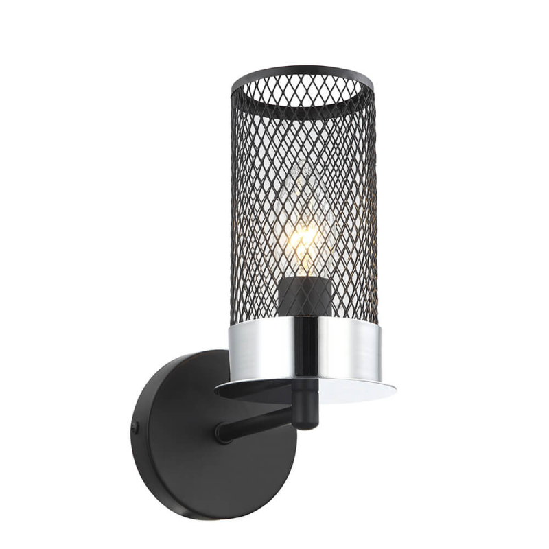 Бра Lumien Hall Элоди 4015/1W-BK-CR