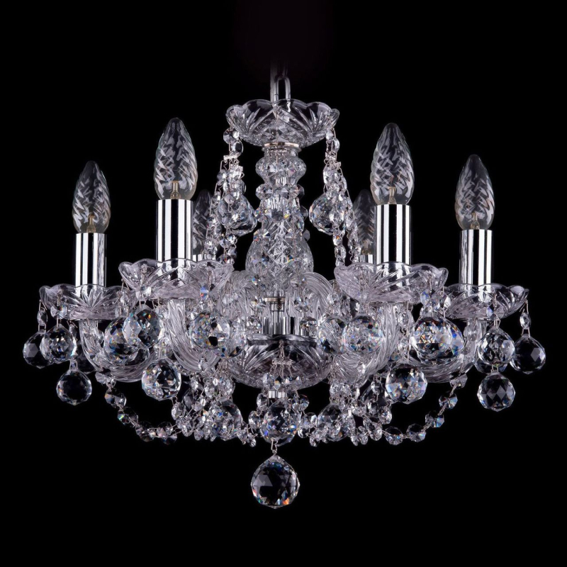 Подвесная люстра Bohemia Ivele 1406/6/141/Ni/Balls