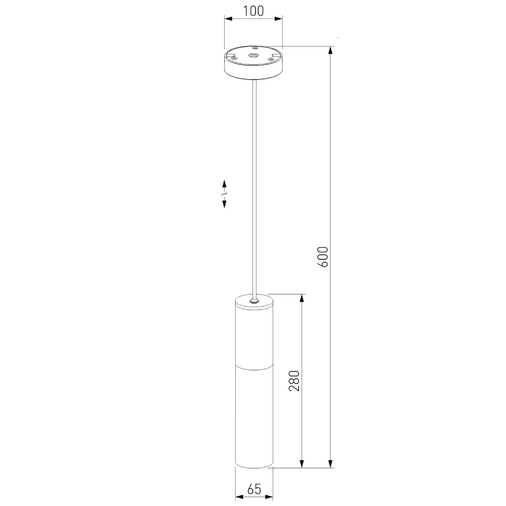 Уличный подвесной светильник Elektrostandard Glas 5602 TECHNO черный 4690389193569 a062780