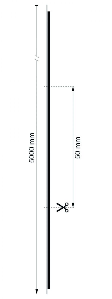 Светодиодная лента Deko-Light COB 24В 47Вт 3000K 5м IP67 840321