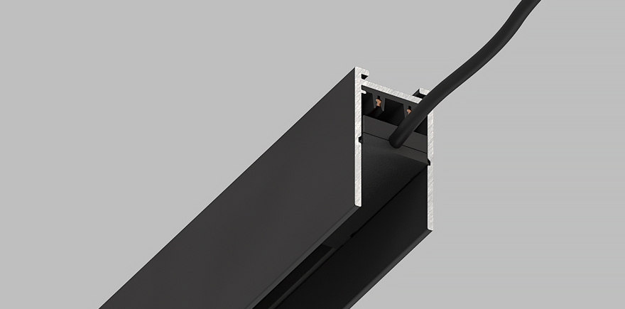 Коннектор Luminotti Slimline L.200.1.BK