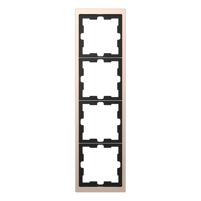 Рамка 4-постовая Schneider Electric Merten D-Life MTN4040-6551