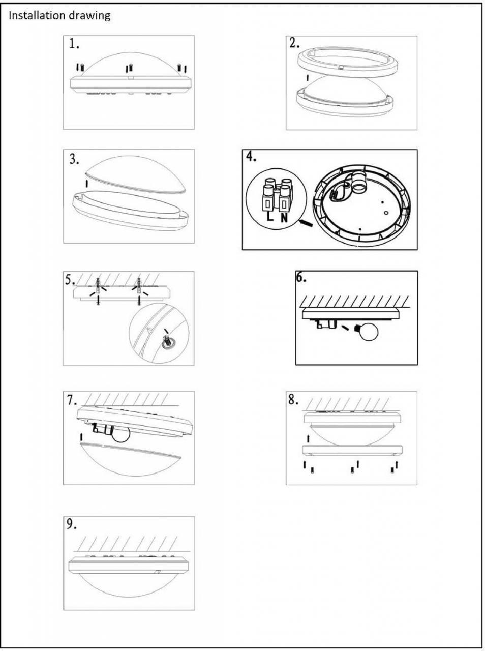 Настенно-потолочный светильник Lucide Fenna 22100/27/31