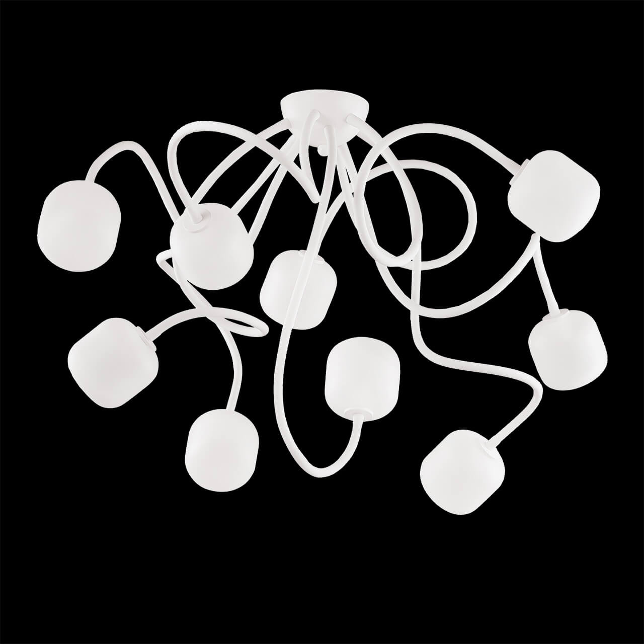 Потолочная люстра Ideal Lux Octopus PL9 Bianco 174990