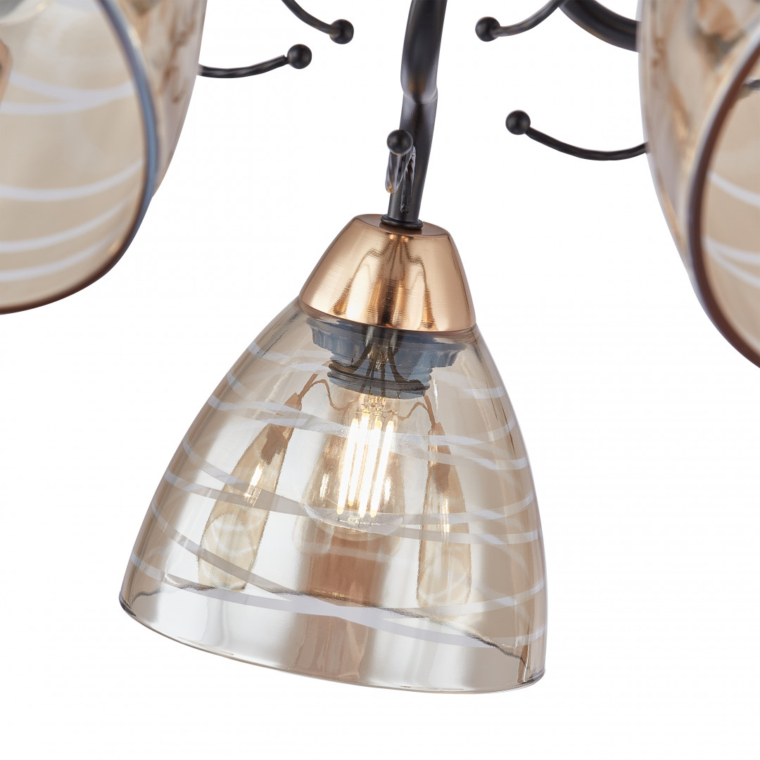 Потолочная люстра Arte Milano Napoli 331234/5 BK+FGD