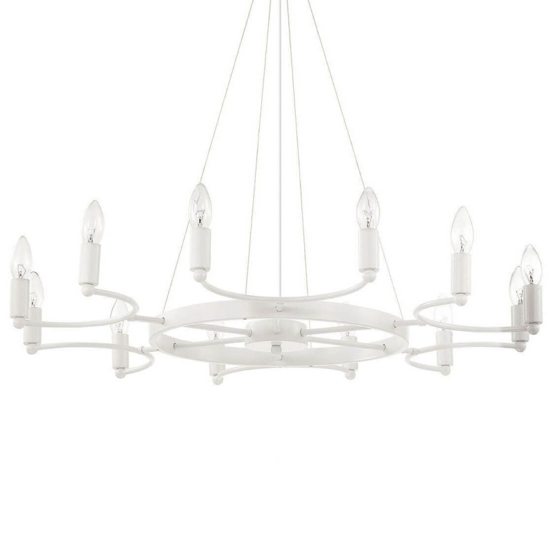 Подвесная люстра Ideal Lux Space SP12 Nero 165066