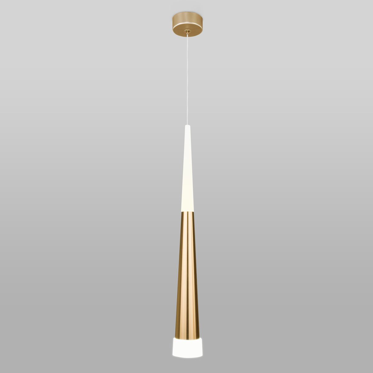 Подвесной светодиодный светильник Elektrostandard DLR038 7+1W 4200K золото 4690389146343